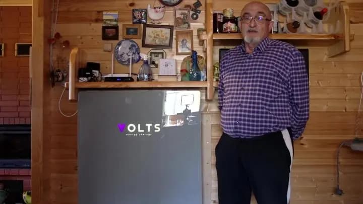 Отзыв клиента: Накопитель энергии Volts в загородном доме