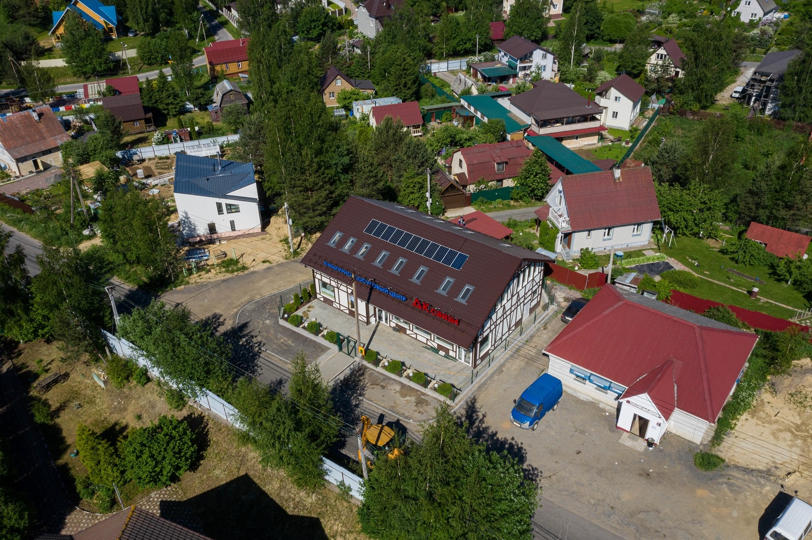 Общественное здание, досуговый центр в Ленинградской области, поселок Токсово