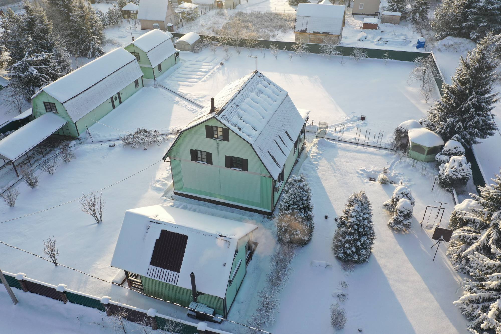 Загородный дом в Ленинградской области, деревня Пустошка